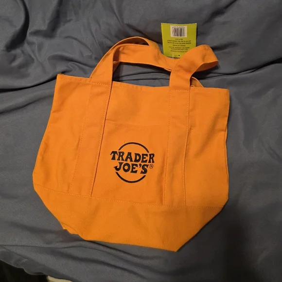 Orange Trader Joe's Tote Bag - Picture 2 of 2